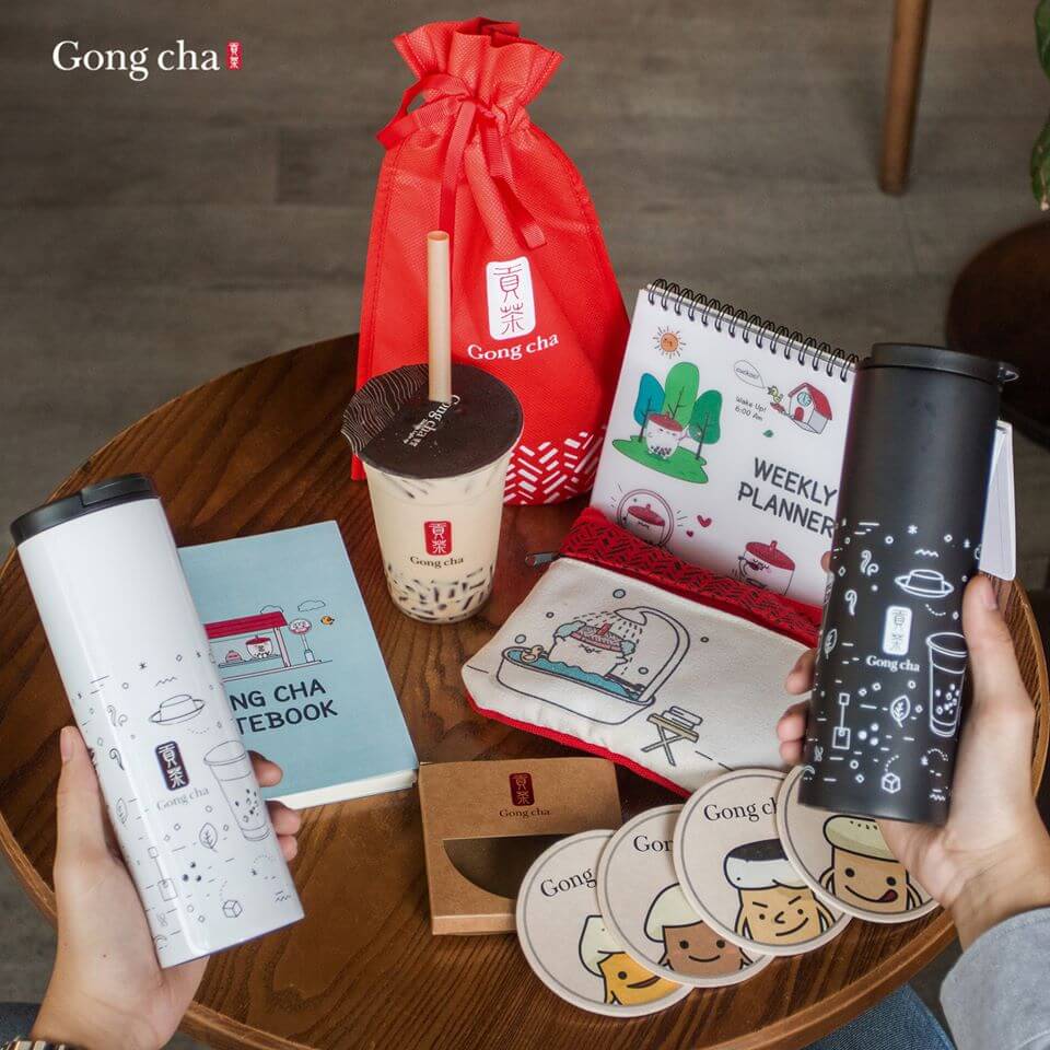 GongCha lựa chọn đế lót ly giấy làm quà tặng khuyến mãi 